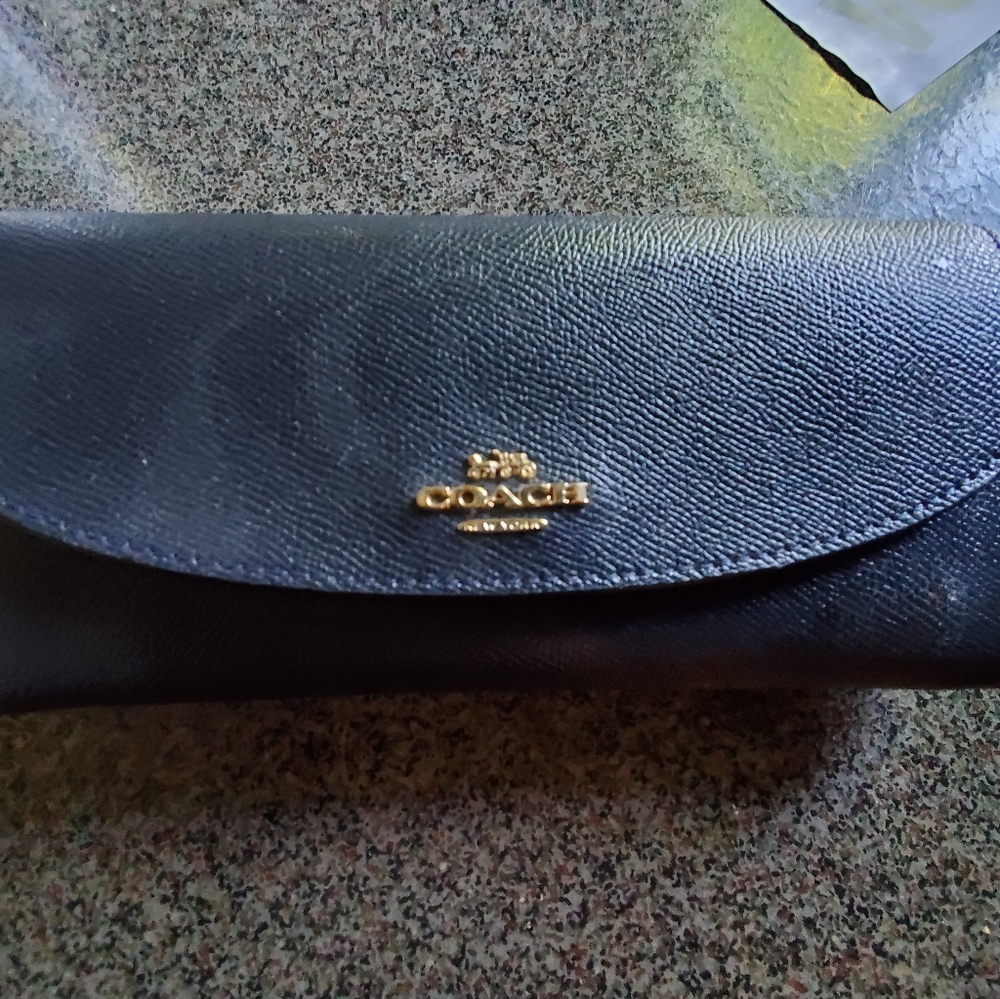 Navy Blue Coach wallet